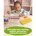 thumbnail image 3 of Juego de 10 marcos de madera SYNARRY de Math Manipulatives para niños de 3 a 8 años, 3 of 8