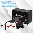 thumbnail image 2 of 12V 7AH F2 SLA Replacement Battery Compatible With Rastar 12V Range Rover, 2 of 13