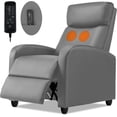 thumbnail image 1 of Sillón De Masaje Reclinable Bluelander Eléctrico Acolchonado con Control Remoto Soporte Lumbar Gris, 1 of 7