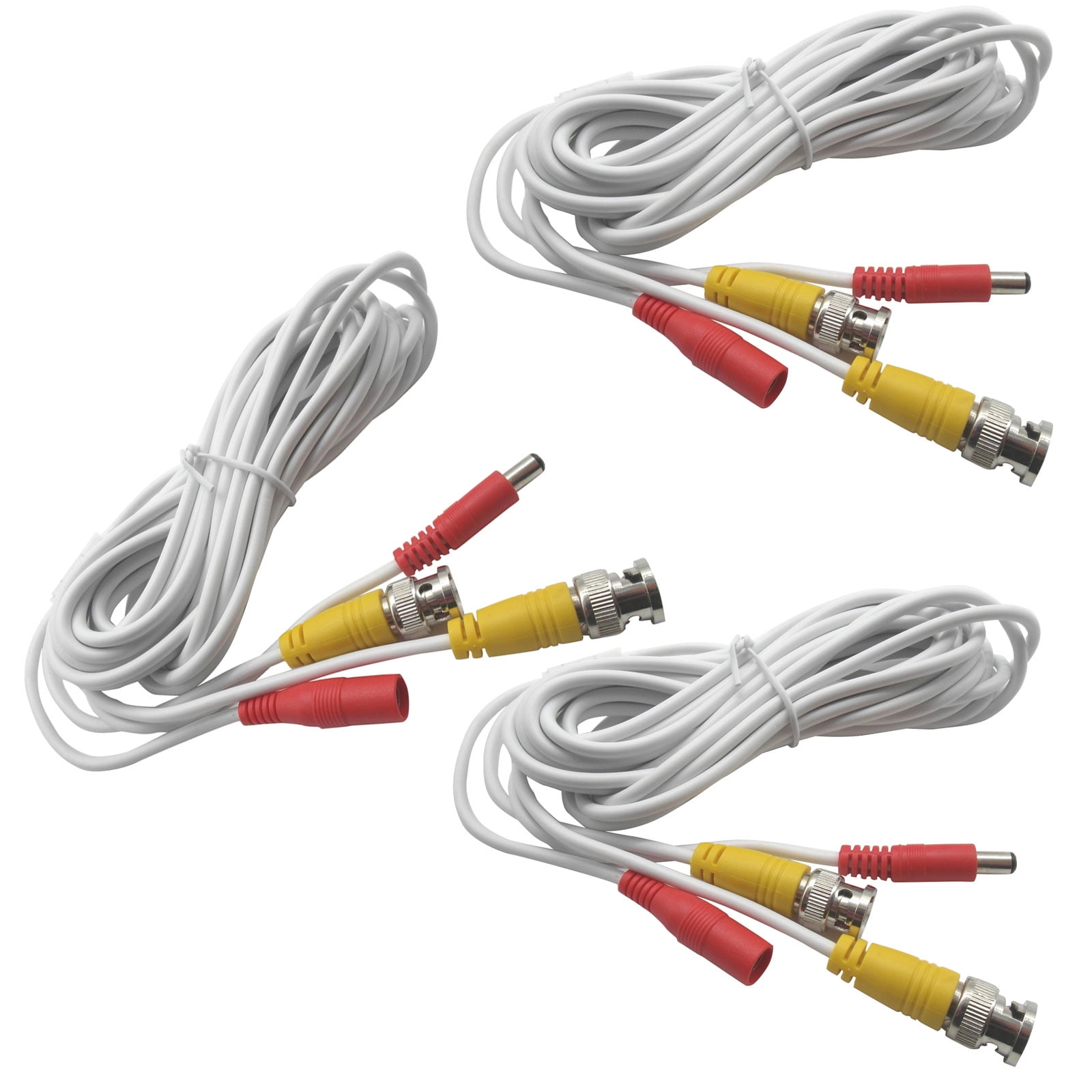 Power DC Extension Cable for CCTV Security Camera Home Surveillance Closed-Circuit TV System 16FT 5M EKYLIN Pre-Made 2-in-1 BNC Video