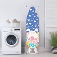 thumbnail image 3 of HELLHERO 15"x54" Ironing Board Covers 3 Fasteners Replacement for Friends, Easter Egg Rabbit, 3 of 5