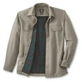 thumbnail image 5 of Guide Gear Men's Flex Canvas Flannel-Lined Shirt Jacket Long-Sleeve Lined Warm for Outdoors, 5 of 11