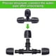 thumbnail image 2 of Conectores reutilizables para tuberías de riego por goteo, adaptador de grifo con distribución de agua mejorada, tecnología de bloqueo que garantiza conexiones seguras, conector de manguera de jardín, 2 of 5