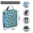 thumbnail image 3 of Bee Lovers Insulated Lunch Bag Box Student Reusable Lunch Bag with Detachable Handle Cooler Tote Bag Picnic Travel, 3 of 6