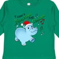 thumbnail image 4 of Inktastic I Want a Hippopotamus for Christmas Hippo in Santa Hat Boys or Girls Long Sleeve Toddler T-Shirt, 4 of 5