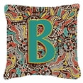thumbnail image 3 of Carolines Treasures CJ2013-TPW1818 Letter T Retro Tribal Alphabet Initial Canvas Fabric Decorative Pillow  18H x18W, 3 of 4