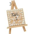 thumbnail image 4 of Mini caballete, tarjetero de madera para pantallas de escritorio, invitaciones, Pho, 4 of 5