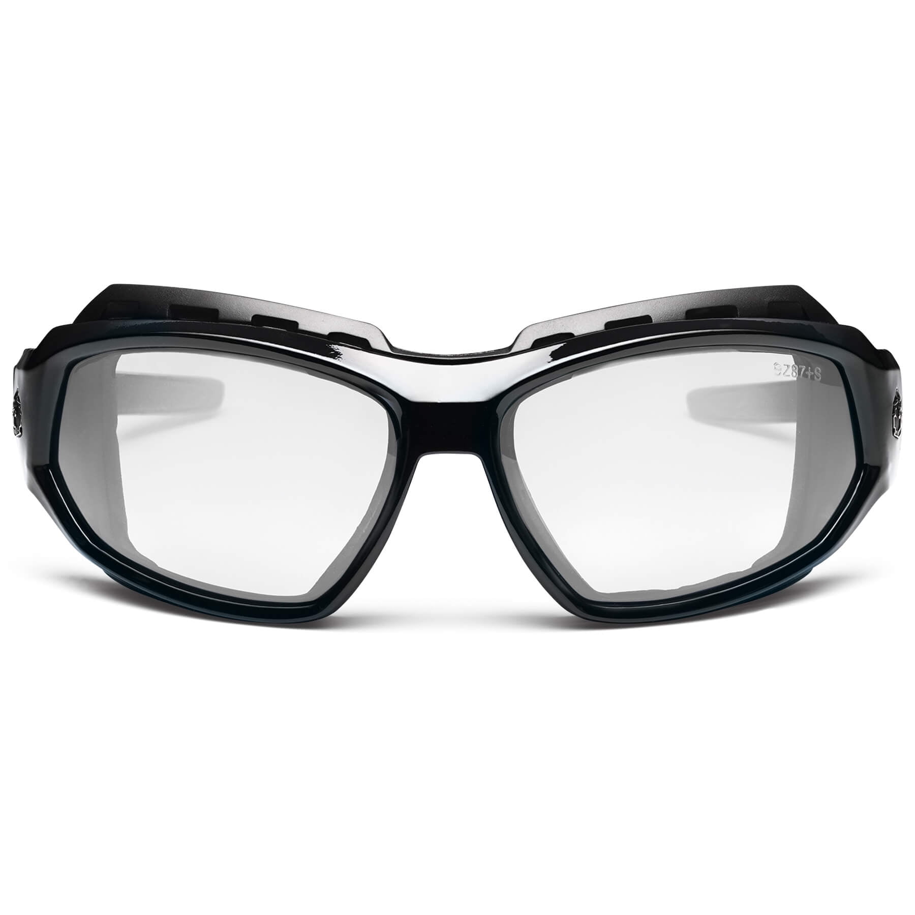 Ergodyne Skullerz Loki Safety Glasses/ Goggles- Black Fame, Clear Lens