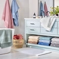 thumbnail image 2 of Better Homes & Gardens Signature Soft Popcorn Texture Bath Towel,Blue Silver, 2 of 7
