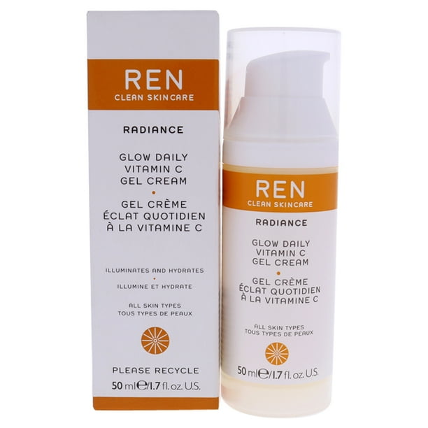 Ren Glow Daily Vitamin C Gel Cream By Ren For Unisex 1 7 Oz Cream Walmart Com Walmart Com