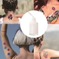 thumbnail image 4 of Christmas Glitter Tattoo Kits Template Flash Rhinestone Glitter Shine Flash Powder Temporary Tattoo Set Face Body Painting Art Tools Type 2, 4 of 9