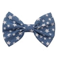 thumbnail image 1 of 10pcs 5'' Big Denim Hair Bows With Clips Printing Hair Bow Clips, 1 of 4