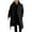 Black Jacket for Men, variant on hopeusince Men's Winter Wool Overcoat Classic Fit Long Warm Trench Coat Double Breasted Outwear with Pockets Business Overcoat Black L