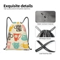 thumbnail image 4 of Disketp Vintage Cup Drawstring Backpack Drawstring Gym Bags Draw String Bags for Sports, Gym, Travel, Swimming, Beach-Medium, 4 of 6