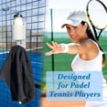 thumbnail image 5 of Tennis Water Bottle Rack | Outdoor Towel Storage Organizer | Durable Plastic Construction, Easy Install, Space-Saving Design | Multicolor | 7.32x3.34x2.59 in, 5 of 6
