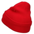 thumbnail image 2 of Penguin with Red Hat Embroidered Long Beanie - Red OSFM, 2 of 5