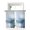 Multicolor, variant on Blue Ombre Sheer Kitchen Tier Curtains 24 Inch length, Rod Pocket Half Curtains Short Drapes, Modern Geometric Abstract Artwork Light Filtering Chiffon Small Window Treatments 2 Panels 27.5"W x 24"L
