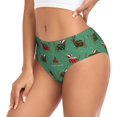 thumbnail image 2 of Fotbe Christmas Dachshund Calzones Estampados para Mujer – Ropa Interior de Algodón, Cómoda, Suave y Elástica-Large, 2 of 6