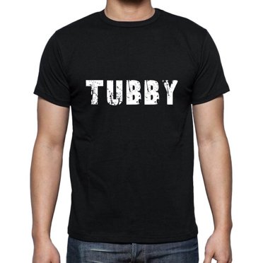 T-Shirt Graphique pour Homme Tubby Écologique Édition Limitée T-Shirt à Manches Courtes Vintage Cadeau d'Anniversaire Nouveauté