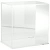 Plymor Clear Acrylic Display Case with Clear Base (Mirror Back), 12" W x 8" D x 12" H