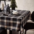 thumbnail image 3 of Bouclair Noir Nappe noire à carreaux, 3 of 3