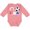 Mauve, variant on Inktastic Go, USA- Soccer, Football Boys or Girls Long Sleeve Baby Bodysuit