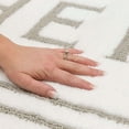 thumbnail image 6 of Mohawk Home Hers Knitted Plush Pile Washable Polyester Non-Slip Bath Mat, Gray, 2' x 3'4", 6 of 8