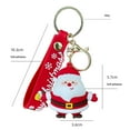 thumbnail image 2 of Honganda Christmas Keychain, Cute Santa Claus Hanging Pendant Keychain for Backpack Key Holiday Gift, 2 of 7