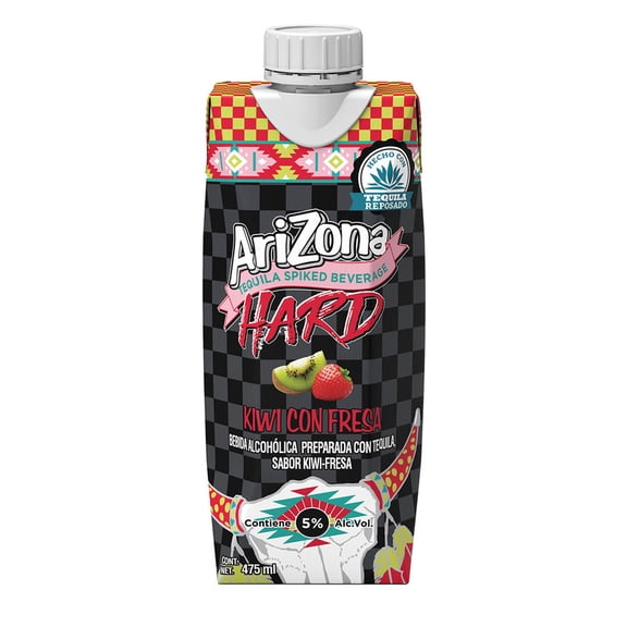 Bebida Alcohólica Arizona Hard Kiwi Fresa 475 ml
