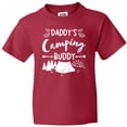 thumbnail image 3 of Inktastic Daddys Camping Buddy Youth T-Shirt, 3 of 5