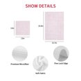 thumbnail image 5 of Light Pink Kitchen Dish Towels for Drying Dishes Set of 4, Farmhouse Vintage Pink Solid Color Modern Waffle Weave Microfiber Hand Tea Bathroom Towels Quick Dry & Absorbent Towel 15.7x23.6, 5 of 5