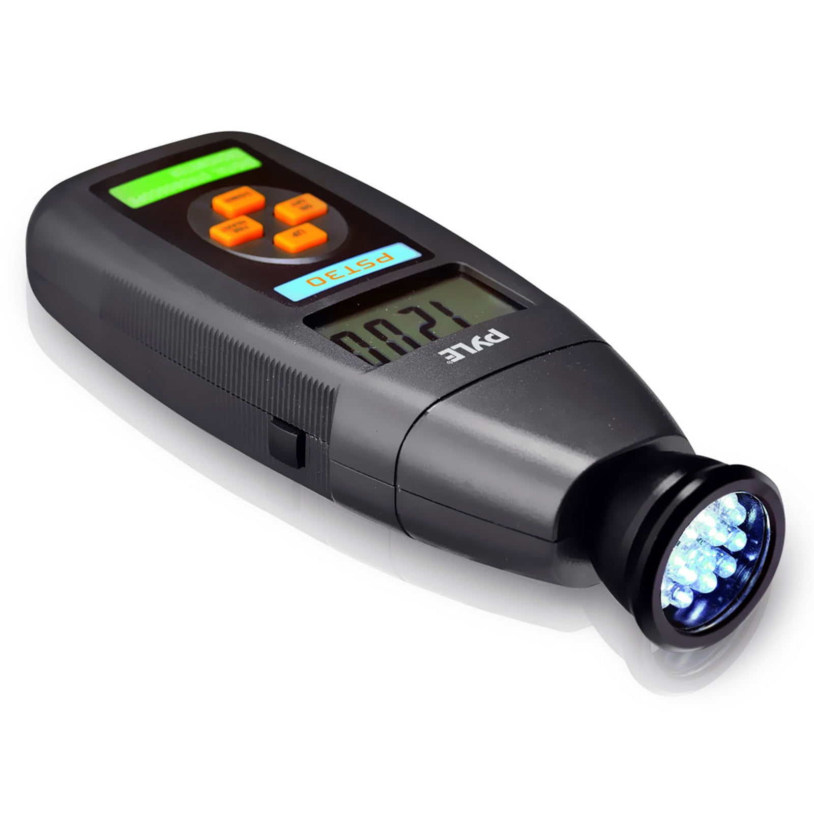 Pyle LED Non Contact Stroboscope Tachometer W/ Backlit LCD Display