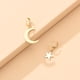 thumbnail image 5 of HomeKingdee Women's Star and Moon Earrings - Alloy Gold Color​ Fashion Earrings for Girls and Women, Perfect for Different Occasions, 5 of 5
