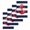 Navy Blue, Red, variant on Nautical Anchor Kitchen Dish Towels for Drying Dishes Set of 3, Turquoise Grey White Horizontal Stripe Waffle Weave Microfiber Hand Tea Bathroom Towels Quick Dry & Absorbent Towel 15.7x23.6
