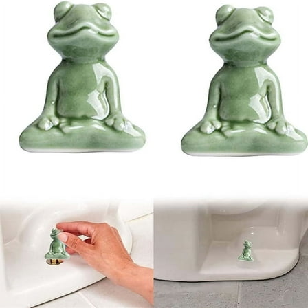 Toilet Bolt Caps,Ceramic Toilet Bolt Covers Cute Bathroom Decor, Easy Installation Toilet Replacement Parts 1PCS A