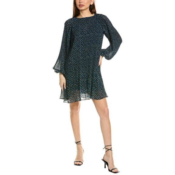 Madewell womens Effie Accordion Pleated A-Line Dress, xs, Blue