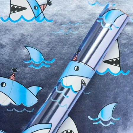 Sharks with Hats Kids' Wrapping Paper