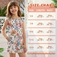 thumbnail image 6 of ZIATUBLES Vintage Botanical Pink Print Girls Summer Jumpsuit Kids Button Flutter Sleeve Short Playsuit Elastic Waist Round Neck Casual Romper Outfit Clothes with Pockets for 13-14 Y, 6 of 6