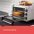 thumbnail image 4 of BLACK+DECKER Crisp 'N Bake Air Fry Toaster Oven, Stainless Steel, TO3215SS, 6 Slice, 4 of 5