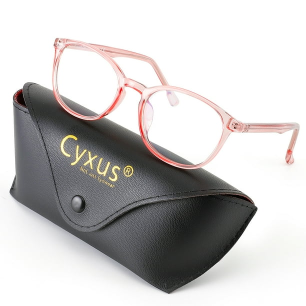 Cyxus Retro Filtro de Luz Azul para Lentes Antireflejantes Gafas para Computadora Anti Tensión de Ojos CP 8561T17 Cyxus Style