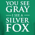 thumbnail image 3 of CafePress - You See Gray, I See A Silver Fox T Shirt - Men's Classic Graphic Cotton T-Shirt, 3 of 4
