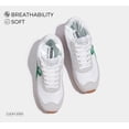 thumbnail image 5 of LUCKY STEP Stylish Retro Casual Comfortable Running Walking Shoes,Grey/Green,Womens, 5 of 12
