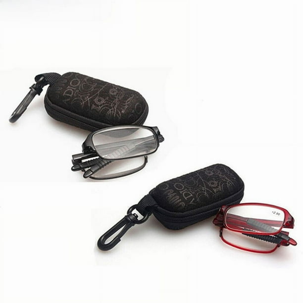 Gafas de lectura plegables ultraligeras con lentes de resina y funciones de plegado multifuncionales