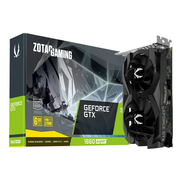 ZOTAC GAMING GeForce GTX 1660 SUPER Twin Fan - Graphics card - GF GTX 1660 SUPER - 6 GB GDDR5 - PCIe 3.0 x16 - HDMI, 3 x DisplayPort