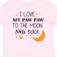 thumbnail image 4 of Inktastic I Love My Paw Paw to the Moon and Back Boys or Girls Toddler T-Shirt, 4 of 5