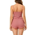 thumbnail image 3 of INSPIRE CHIC Women's Mother's Day Pajama Sets Knit Cami Tops with Shorts 2 Pcs Lounge Sleepwear XS Pink, 3 of 6