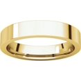 thumbnail image 4 of 4mm Flat Comfort Fit Band in 18k Yellow Gold - Size 5.5, 4 of 9