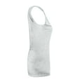 thumbnail image 4 of XIAONU Blouses For Womens Deep V Back Slim Fit Elastic Vest Trendy Ladies Solid Color Backless Beach Vacation Top, 4 of 6