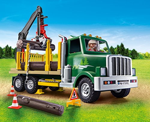 playmobil timber truck