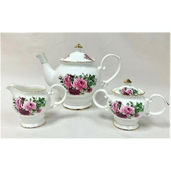 Red Roses Teapot Set